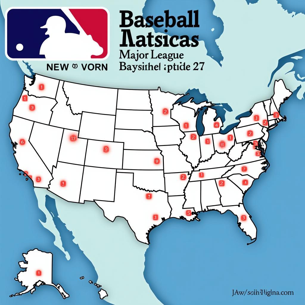 Map of MLB Teams