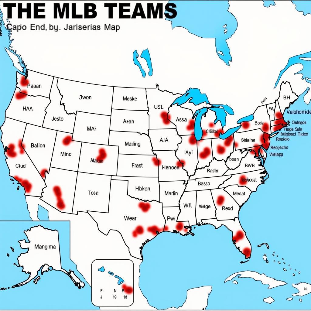 Map of MLB Teams