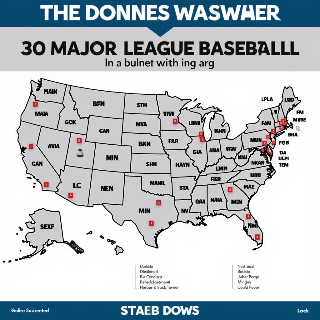 Map of MLB Teams