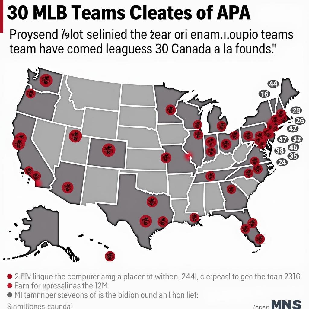 Map of MLB Teams