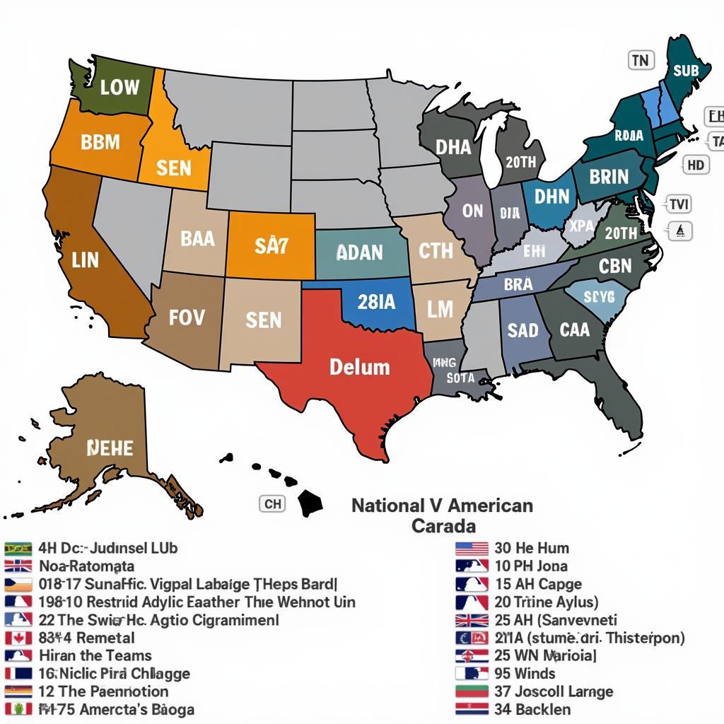 Map of MLB Teams