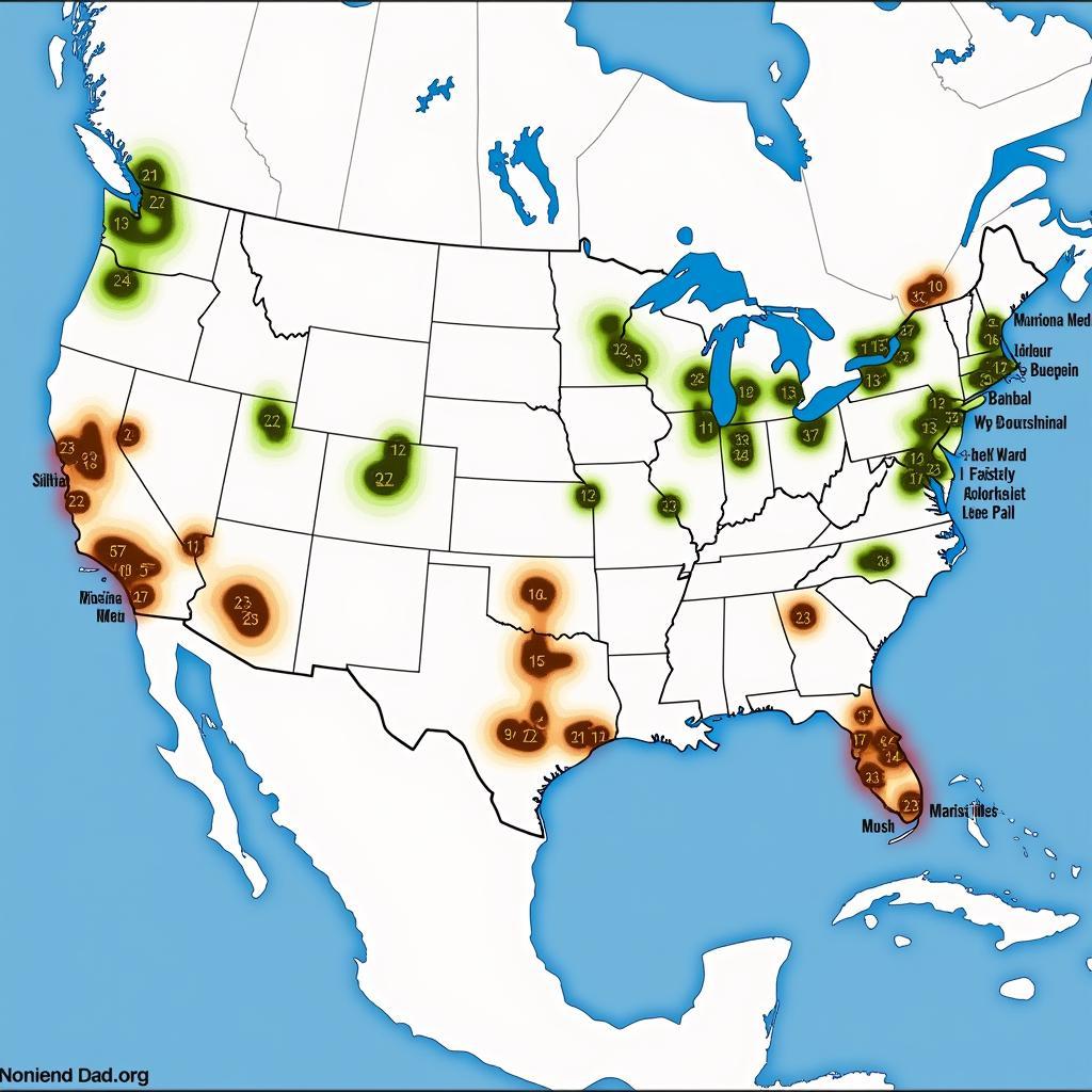 MLB Teams Map