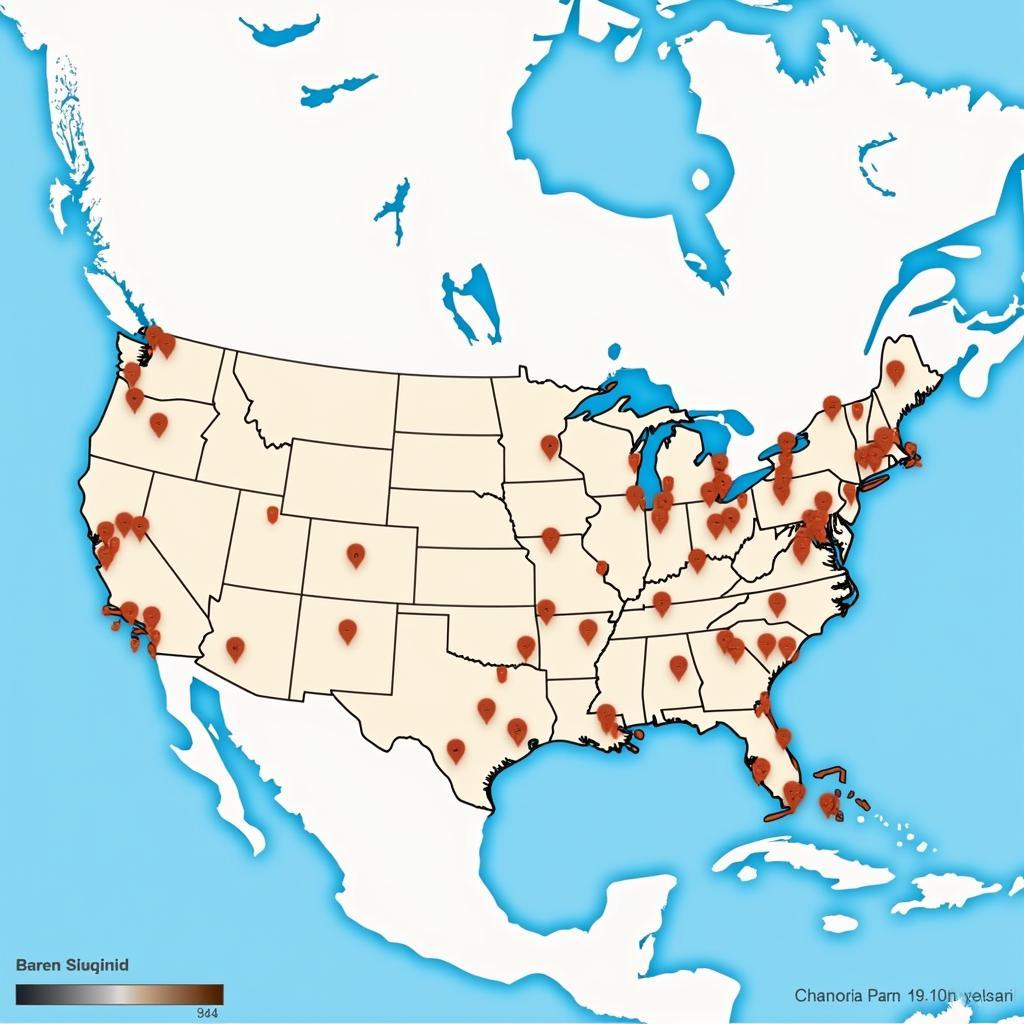 Map of MLB Teams