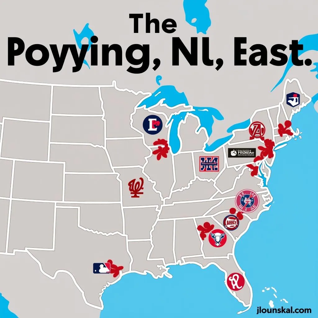 MLB Teams in the NL East and Central Divisions