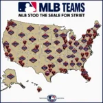 Map of MLB Teams in the USA