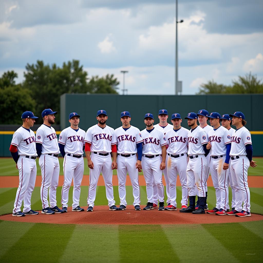 Texas Rangers Team Photo