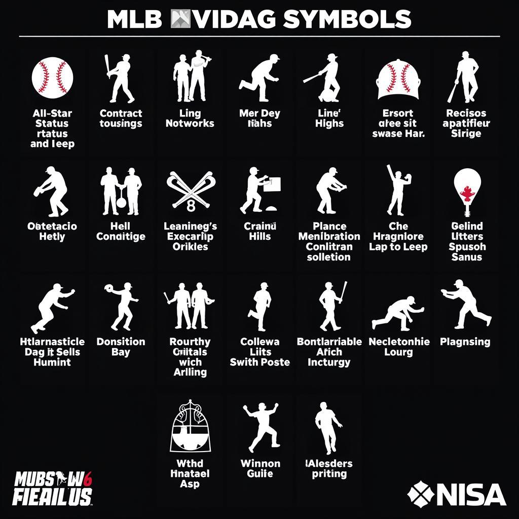 MLB The Show Common Symbols