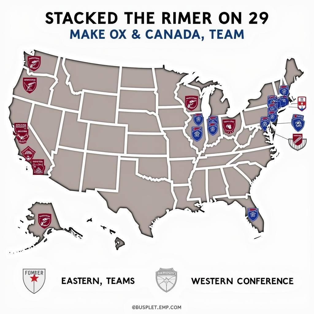 MLS 2023 Teams Map