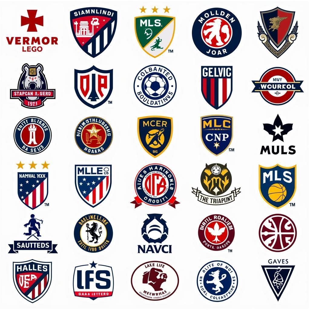 MLS Team Logos Collage