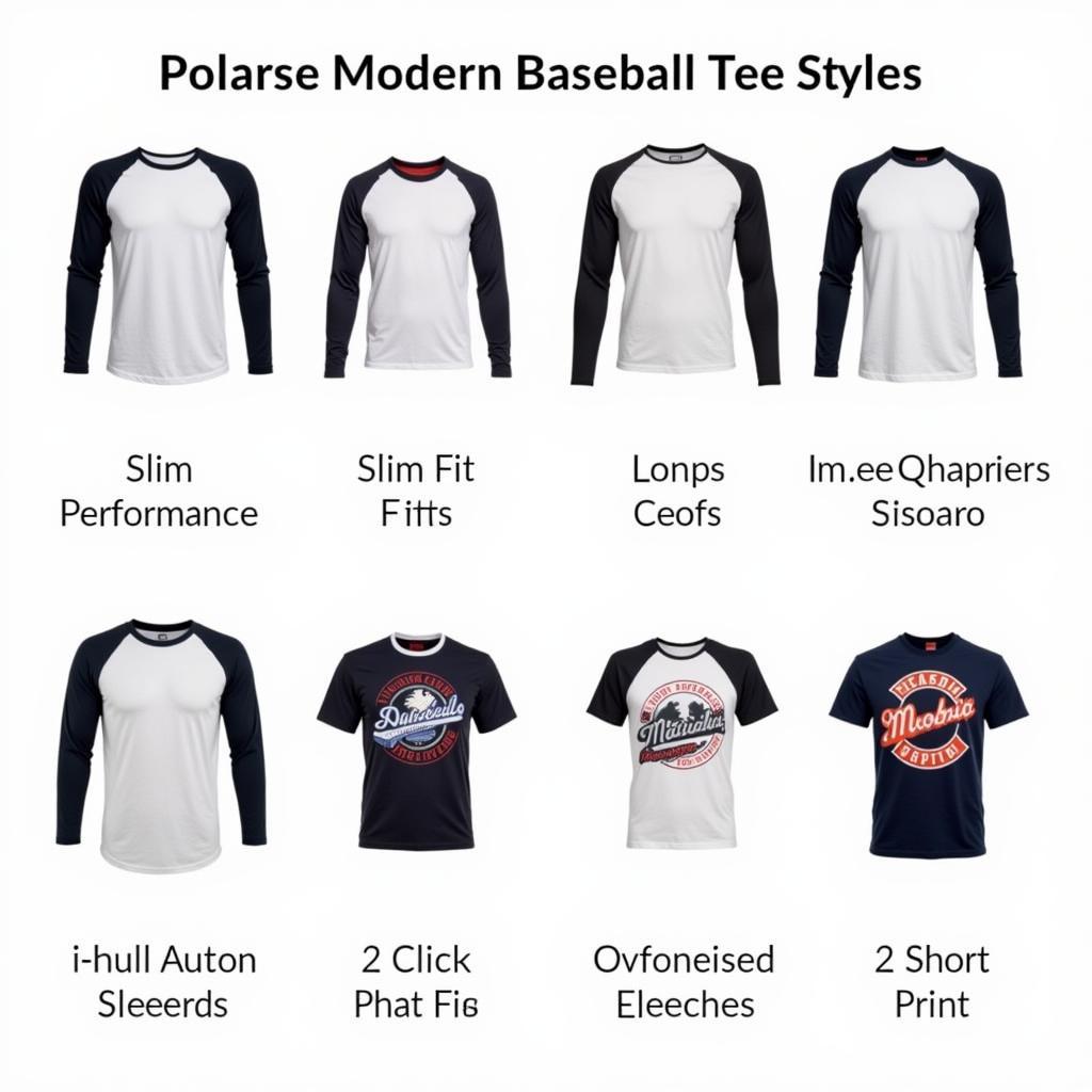 Modern Baseball Tee Styles: A Visual Guide