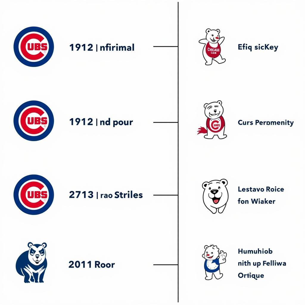 Evolution of the Modern Chicago Cubs Logo