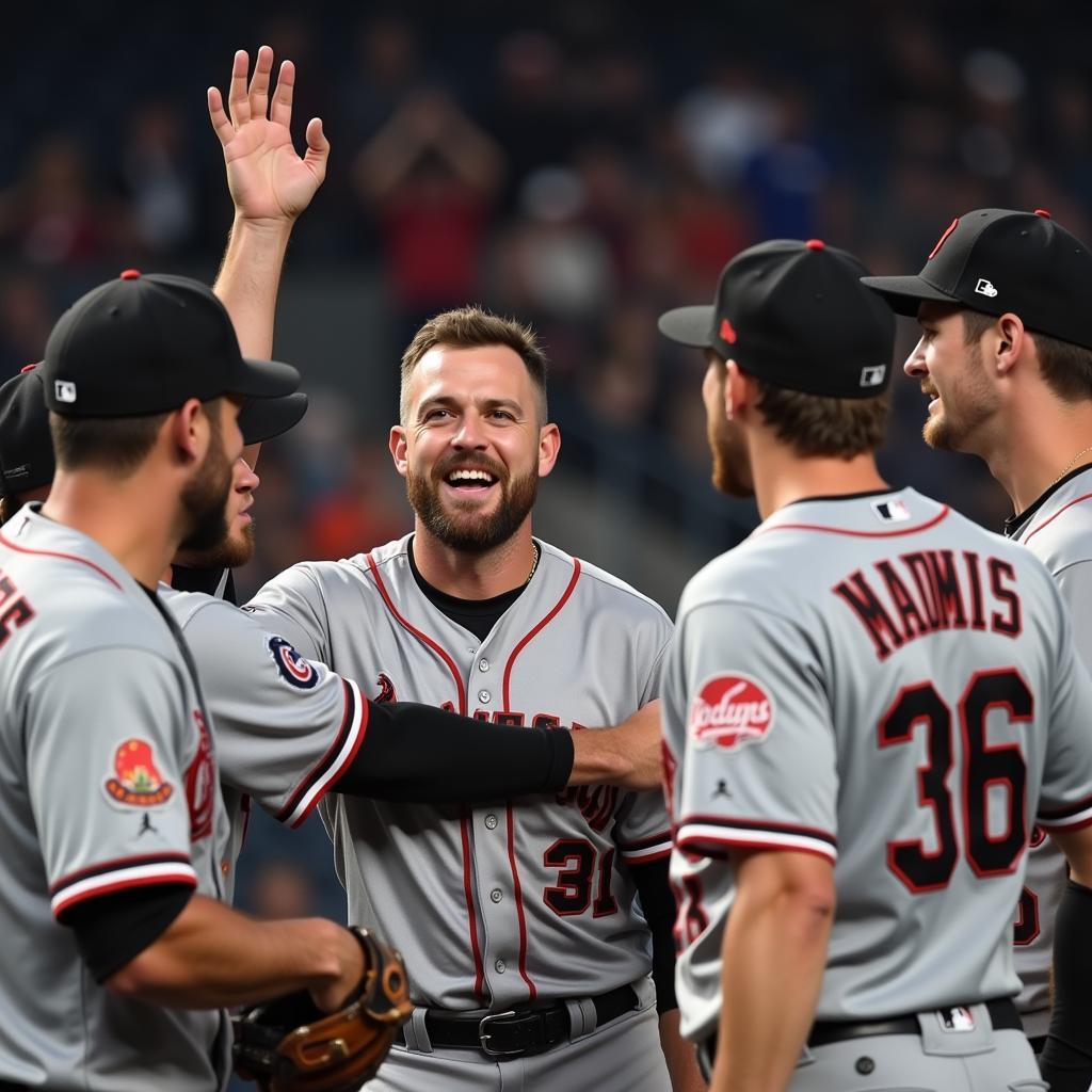 Modern Day MLB Closer Celebration