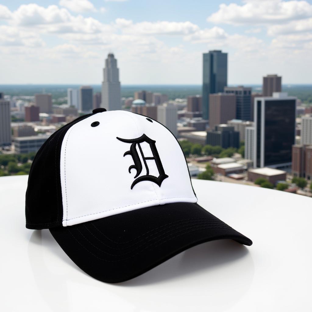 Modern Detroit Golf Hat with Adjustable Strap