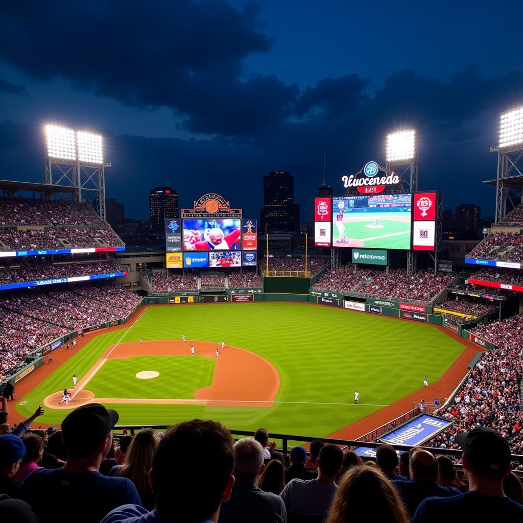 A Modern MLB Game: Technology and Fan Engagement