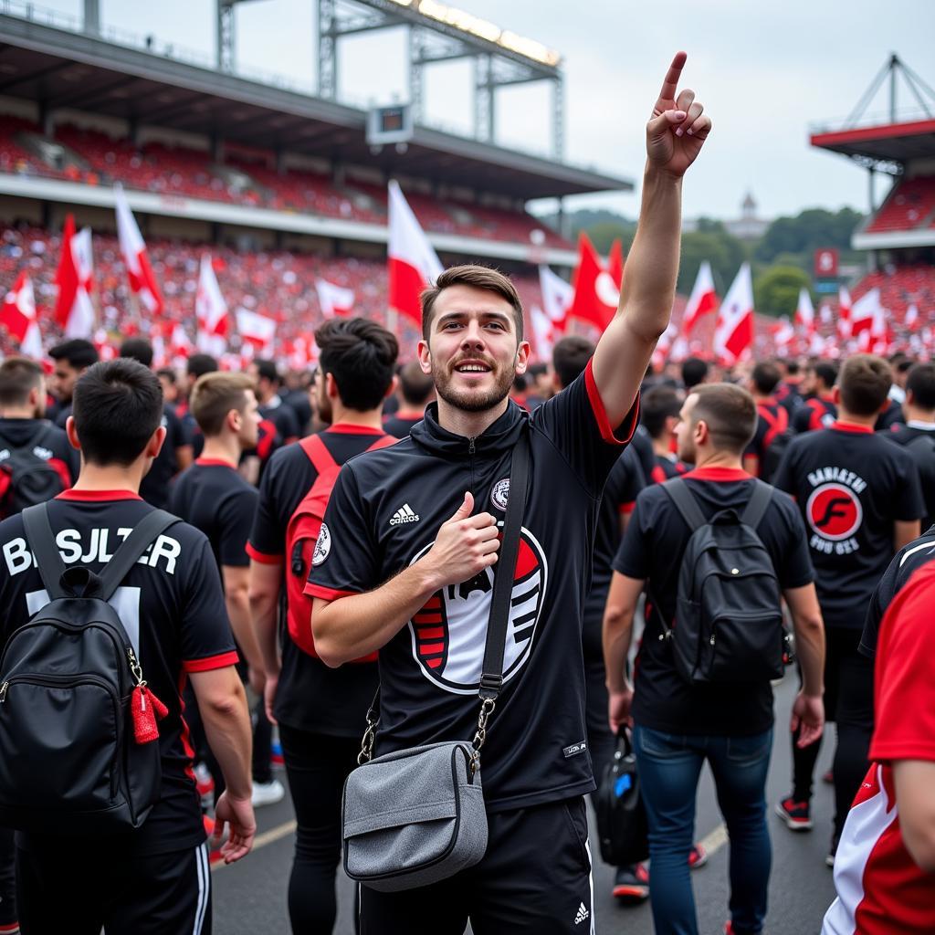 MT Bags Carried by Besiktas Fans