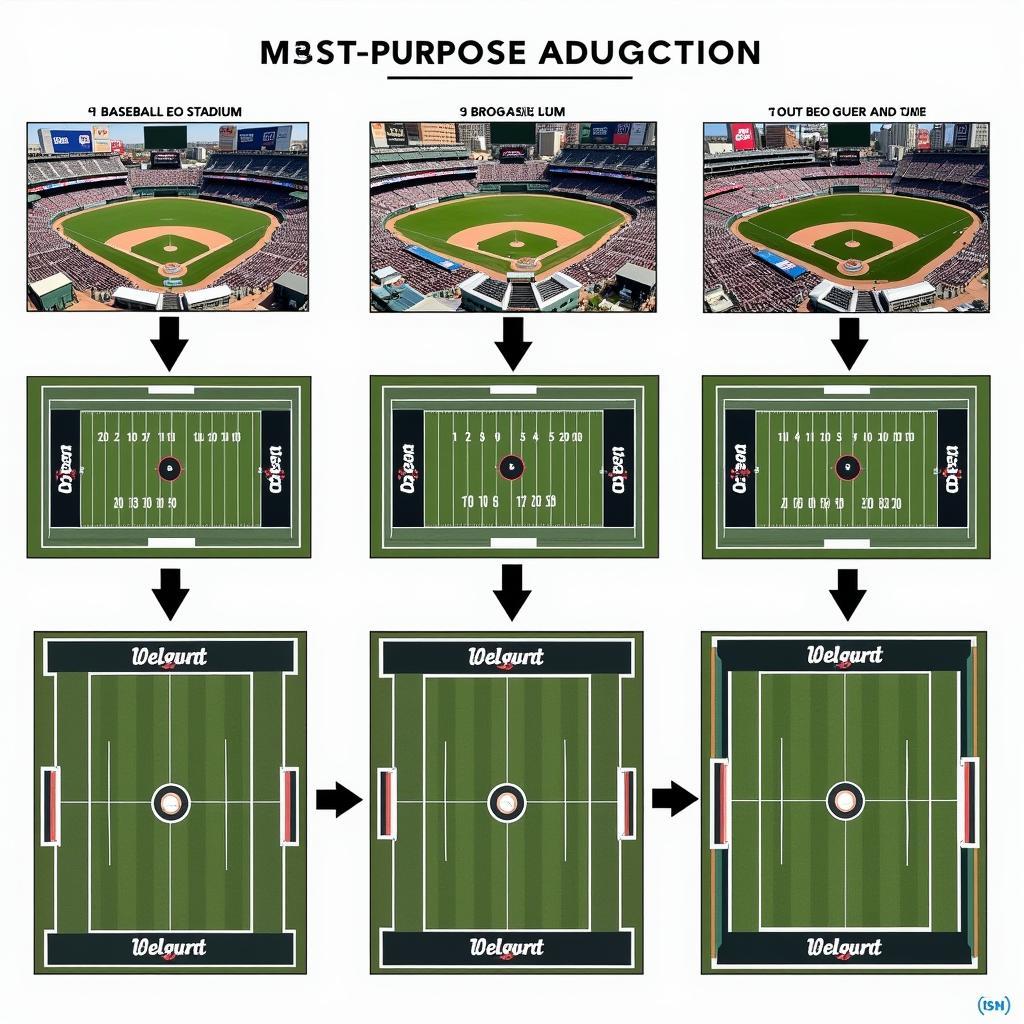 Transitioning a Multi-Purpose Stadium from Baseball to Football