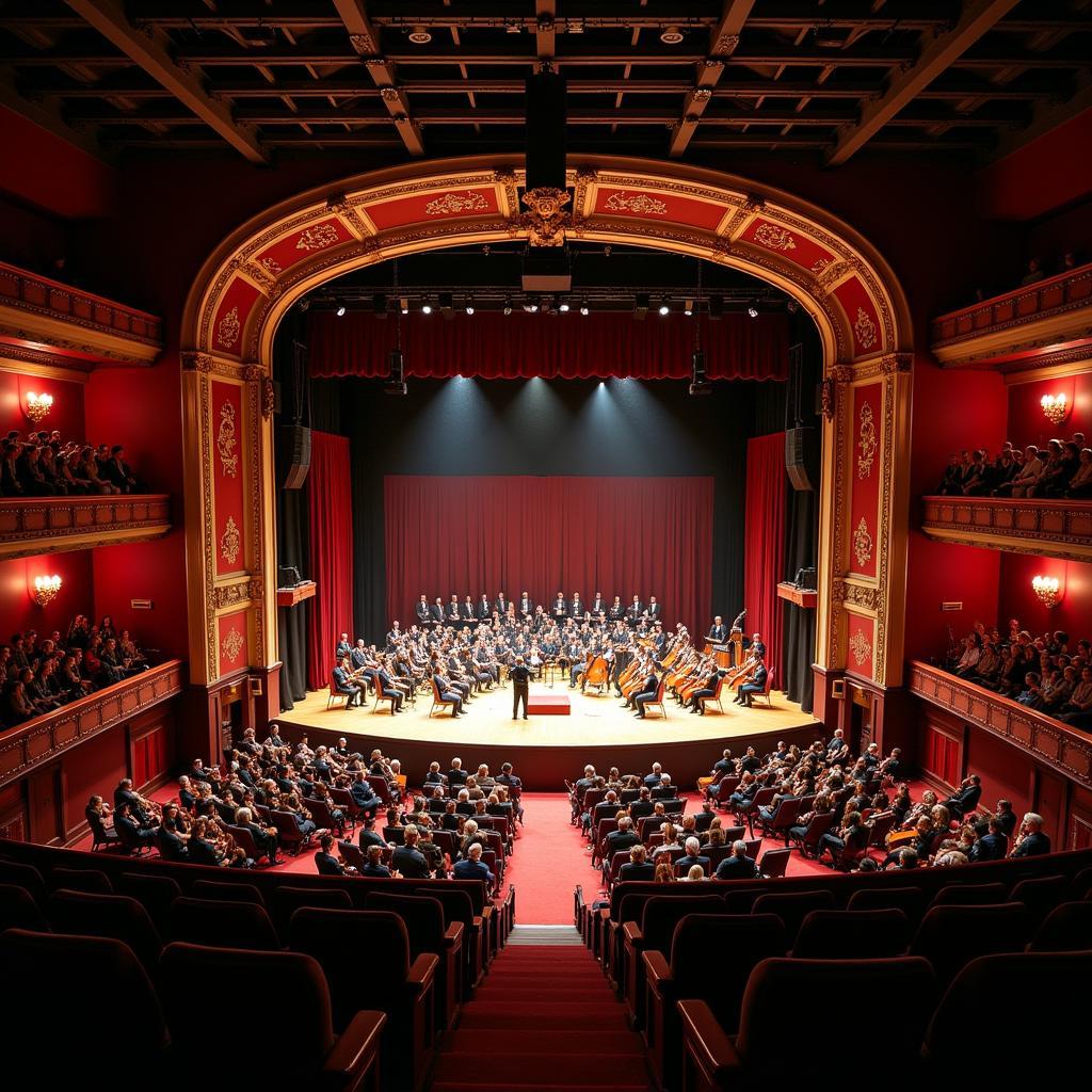 View from the balcony at Music Hall Kansas City