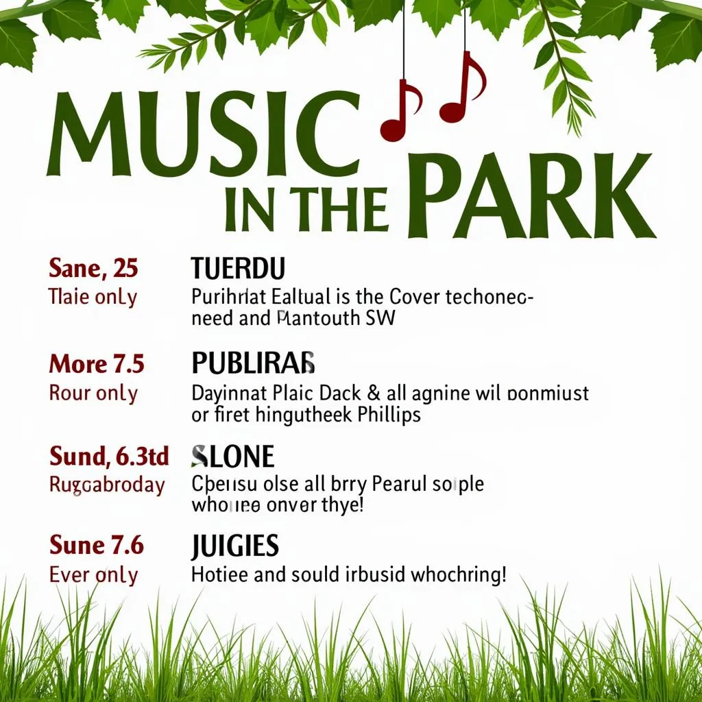 Summer Concert Series in Phillips, WI