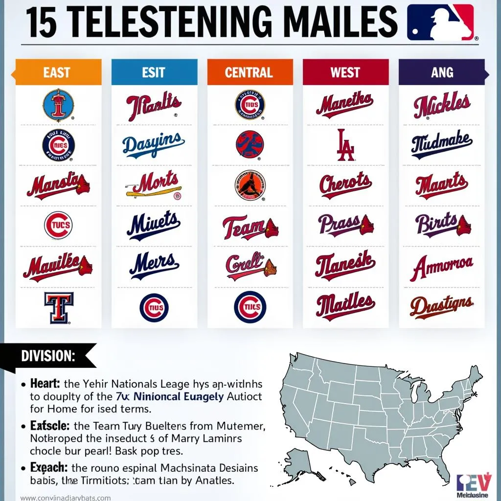 MLB National League Teams