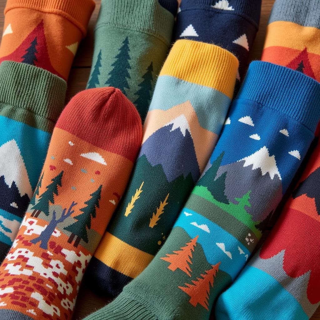 National Park Socks Designs