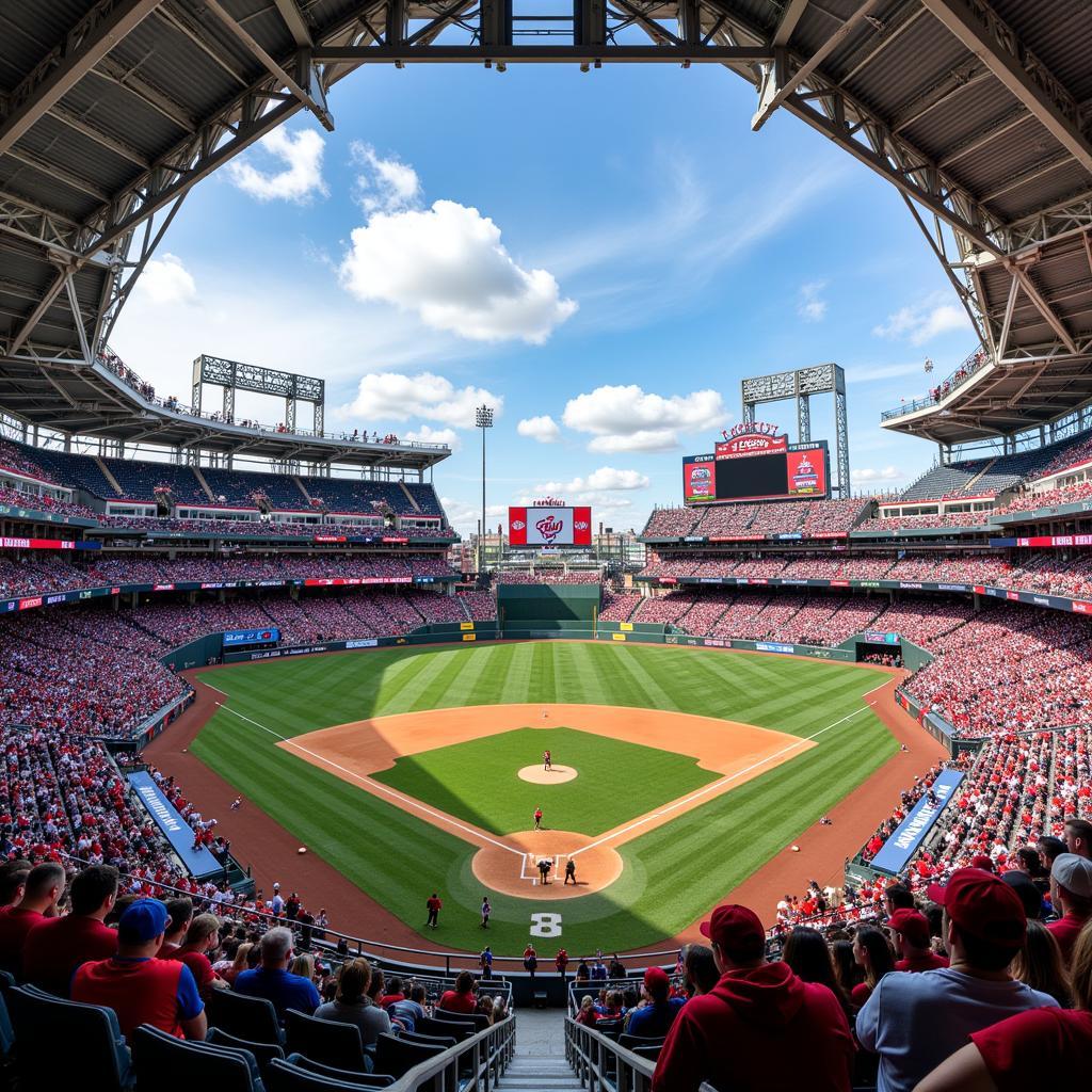 Nationals Park, a Modern Baseball Stadium in Washington D.C.