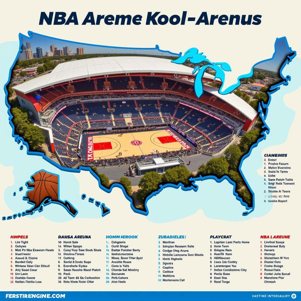 NBA Eastern Conference Arenas