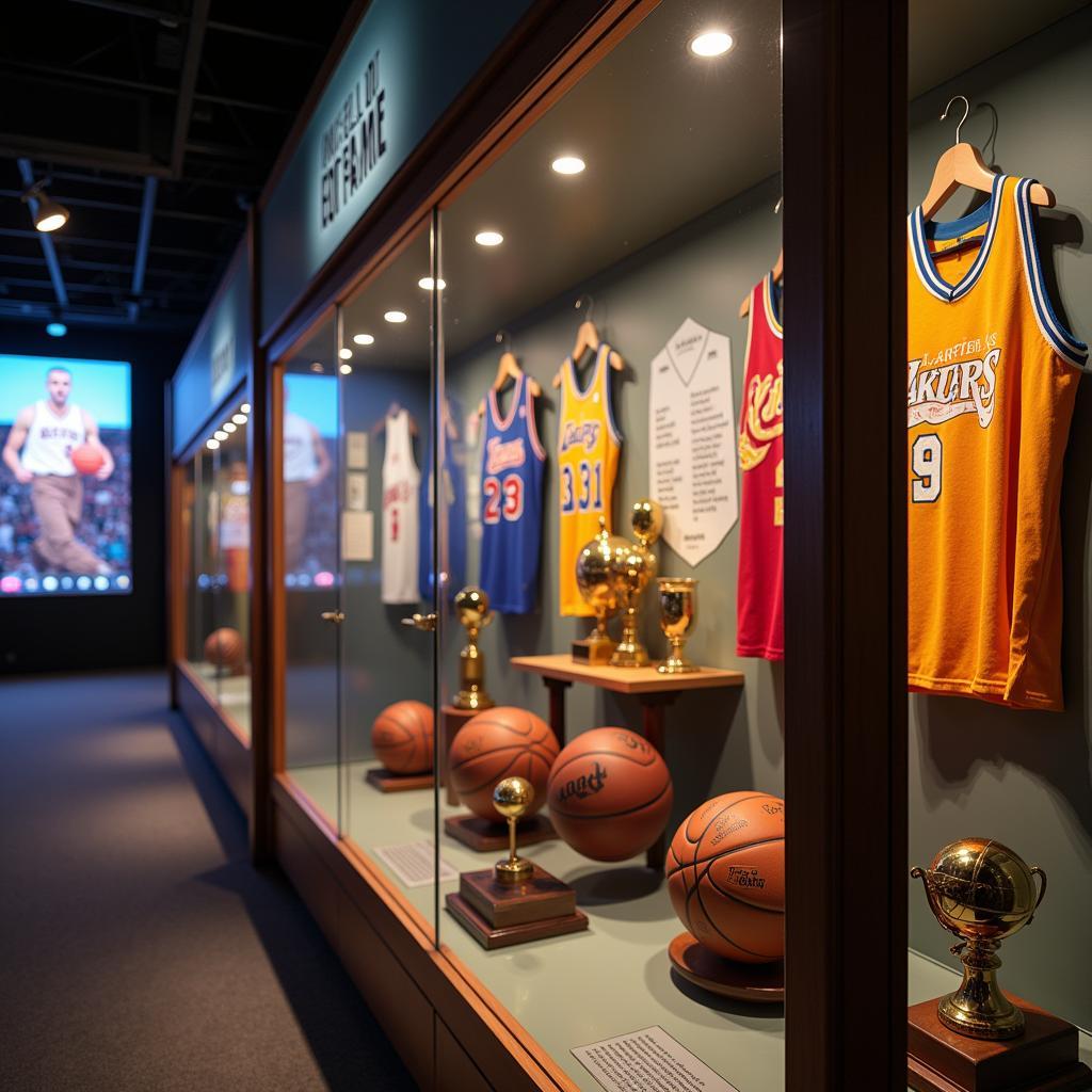 Basketball Hall of Fame Display