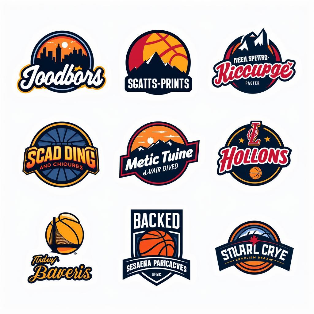 NBA Logos with Geographic References