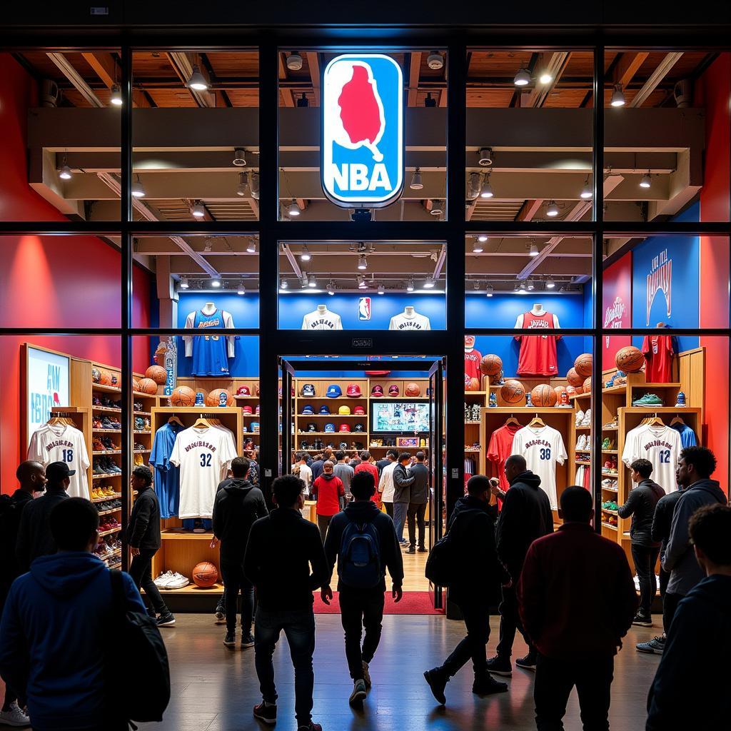 NBA Store Atlanta Exterior