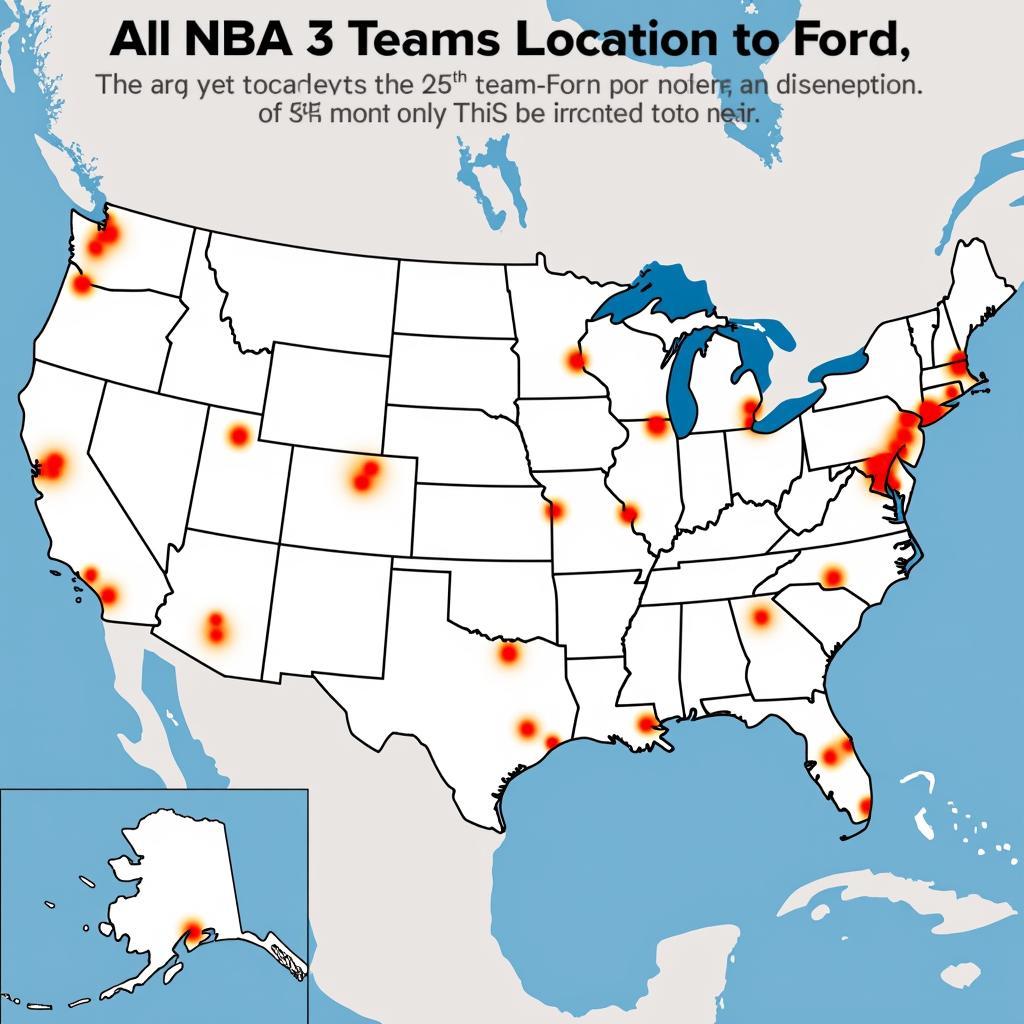 NBA Team Distribution Map