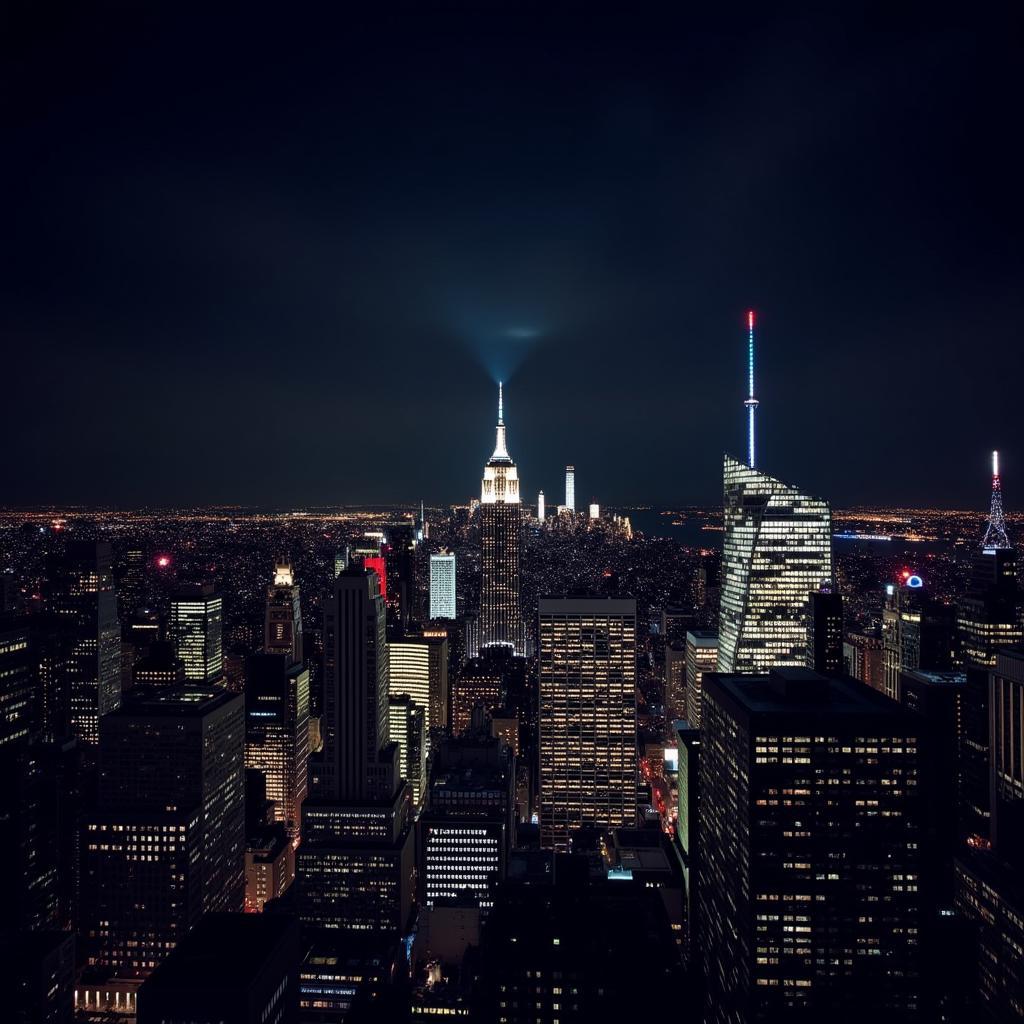 New York City Skyline at Night