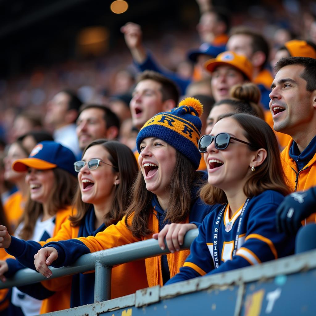 Passionate New York Football Fans