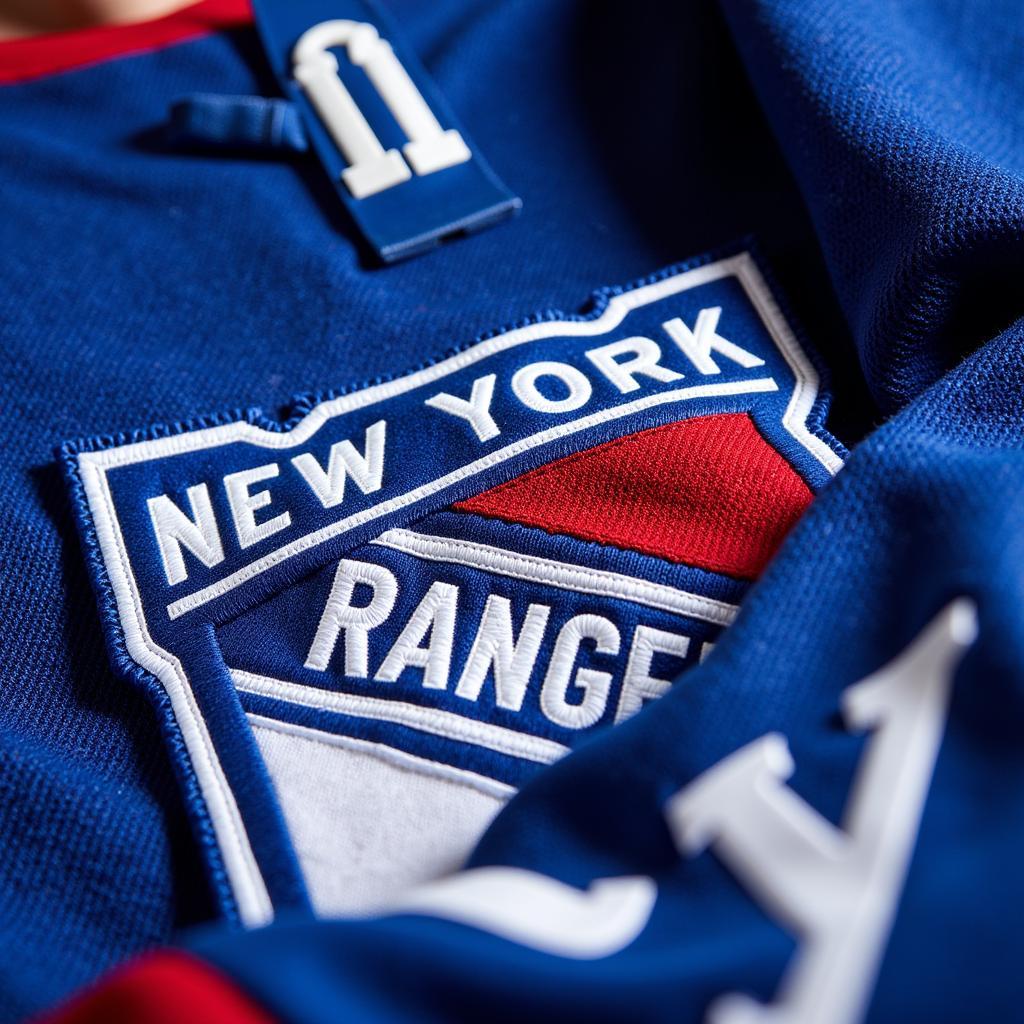 New York Rangers practice jersey design