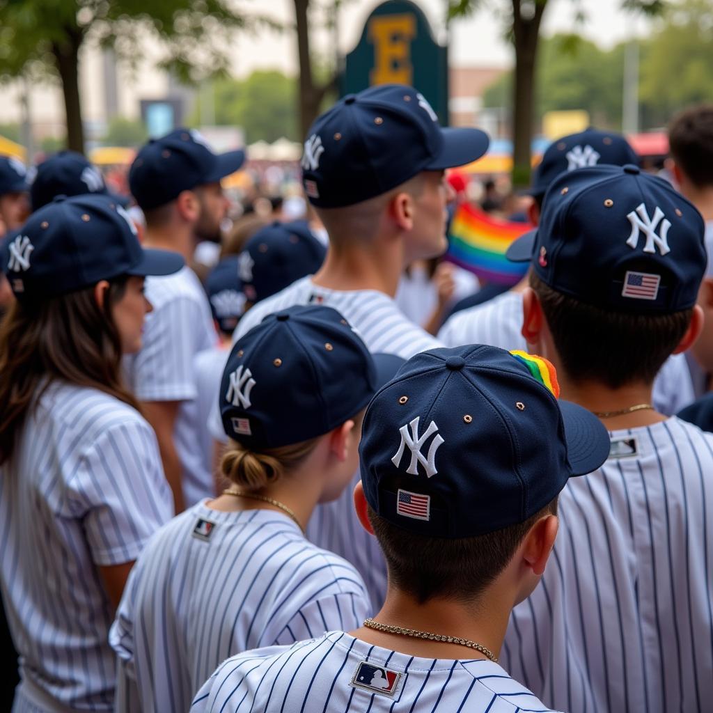 New York Yankees Rainbow Hat and LGBTQ+ Community