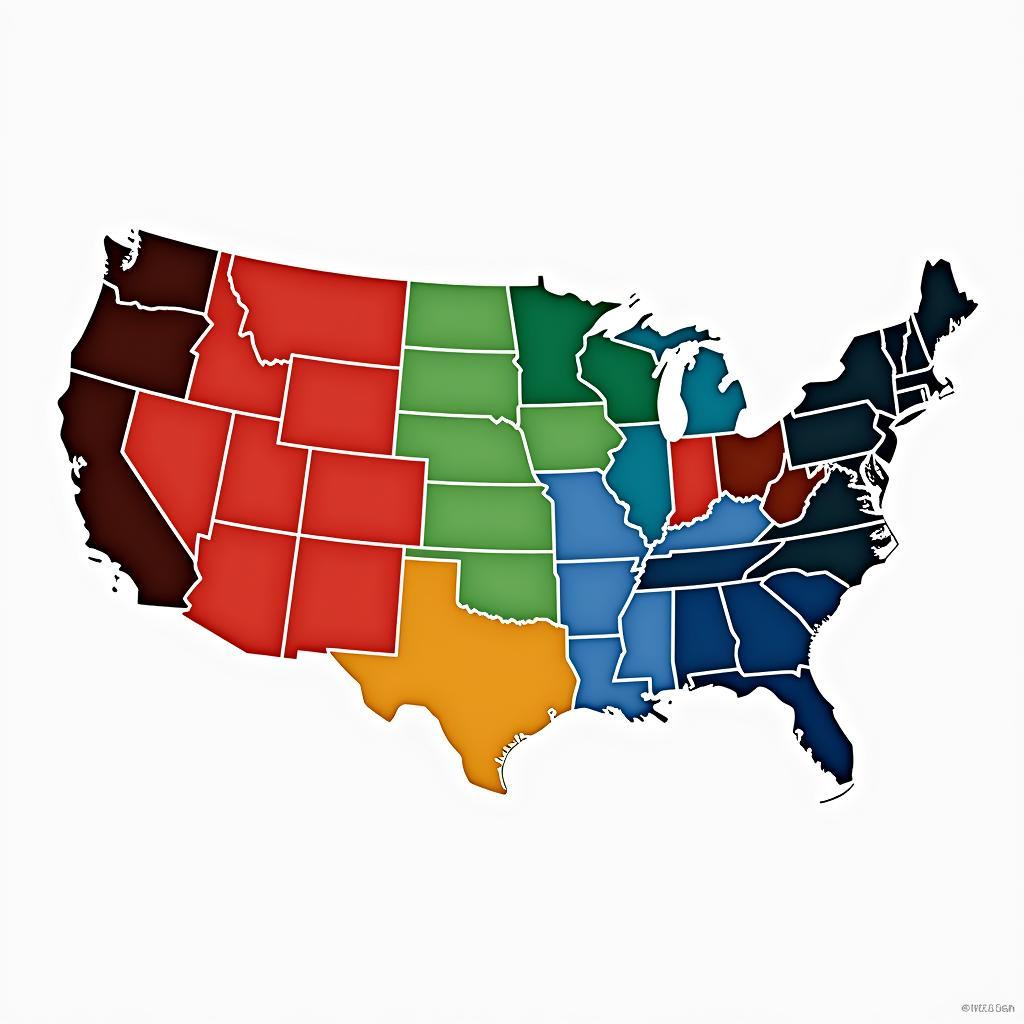 NFL Division Map