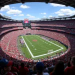 NFL Fans Cheering in a Stadium