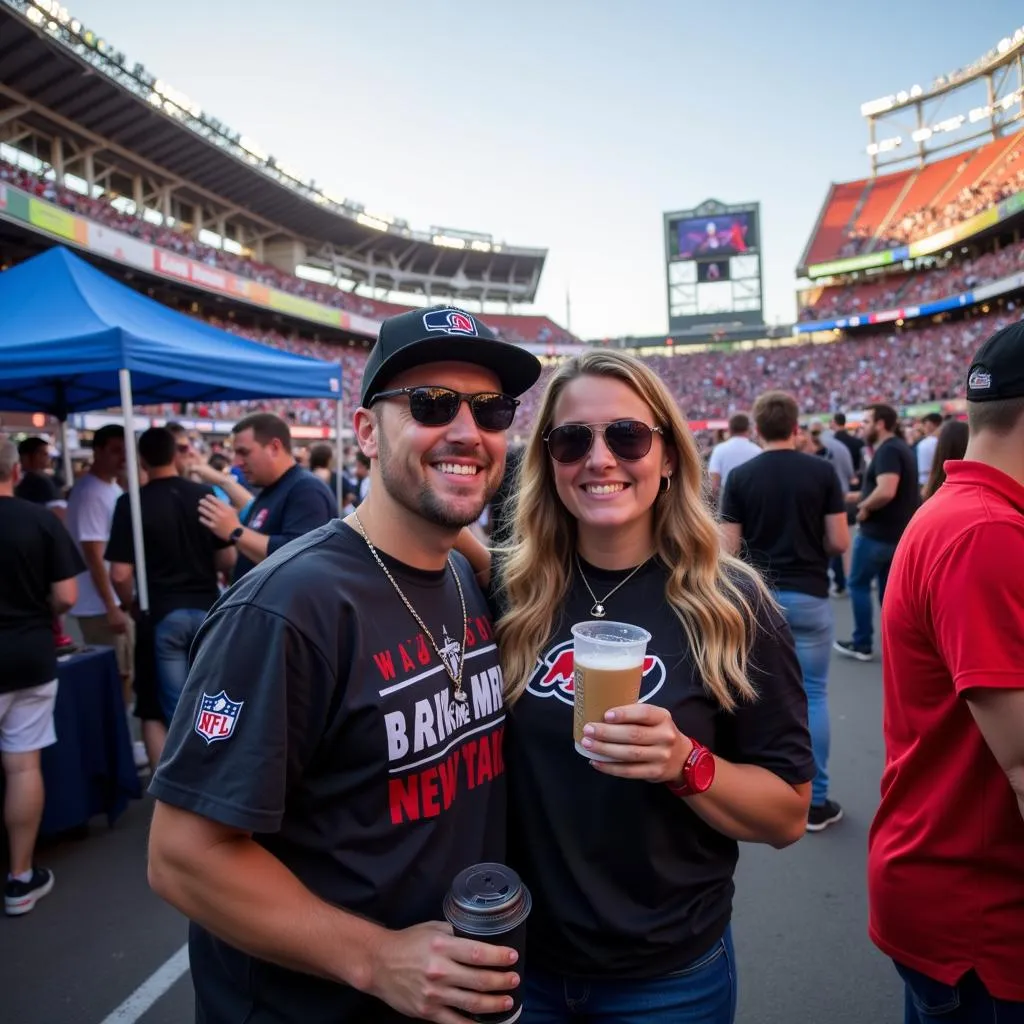 NFL Fans Tailgating