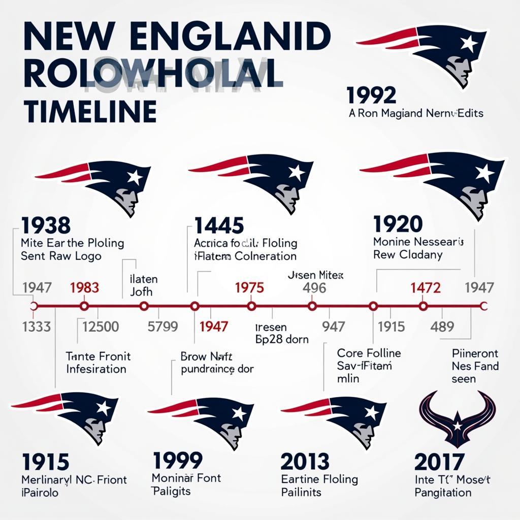 NFL Logo Evolution - New England Patriots