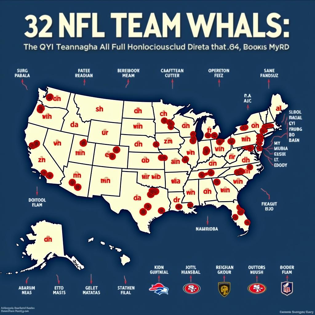 NFL Teams Map