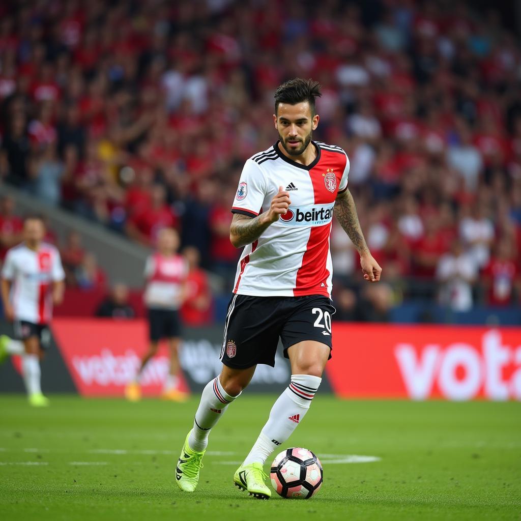 Nicky Gonzalez in action for Beşiktaş