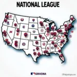 Map of National League Teams