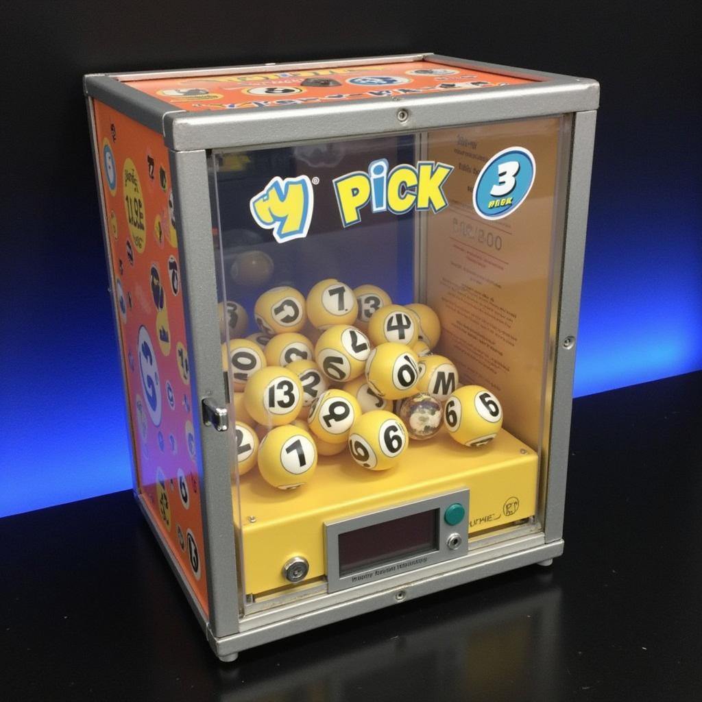 New York Pick 3 Lottery Drawing Machine