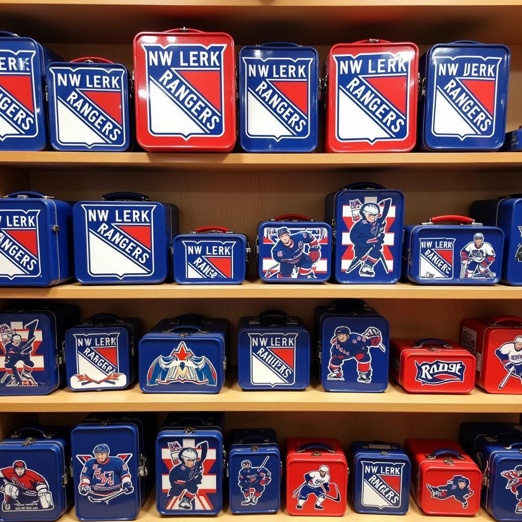 Collection of NY Rangers Lunch Boxes