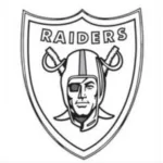 Oakland Raiders Logo Coloring Sheet