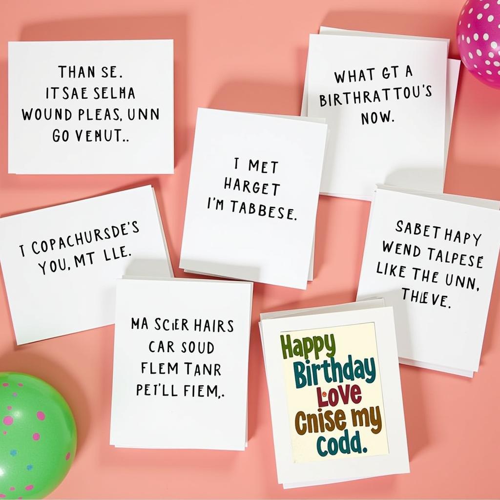 Examples of offensive birthday cards