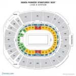 Ogden Pioneer Stadium Seating Map