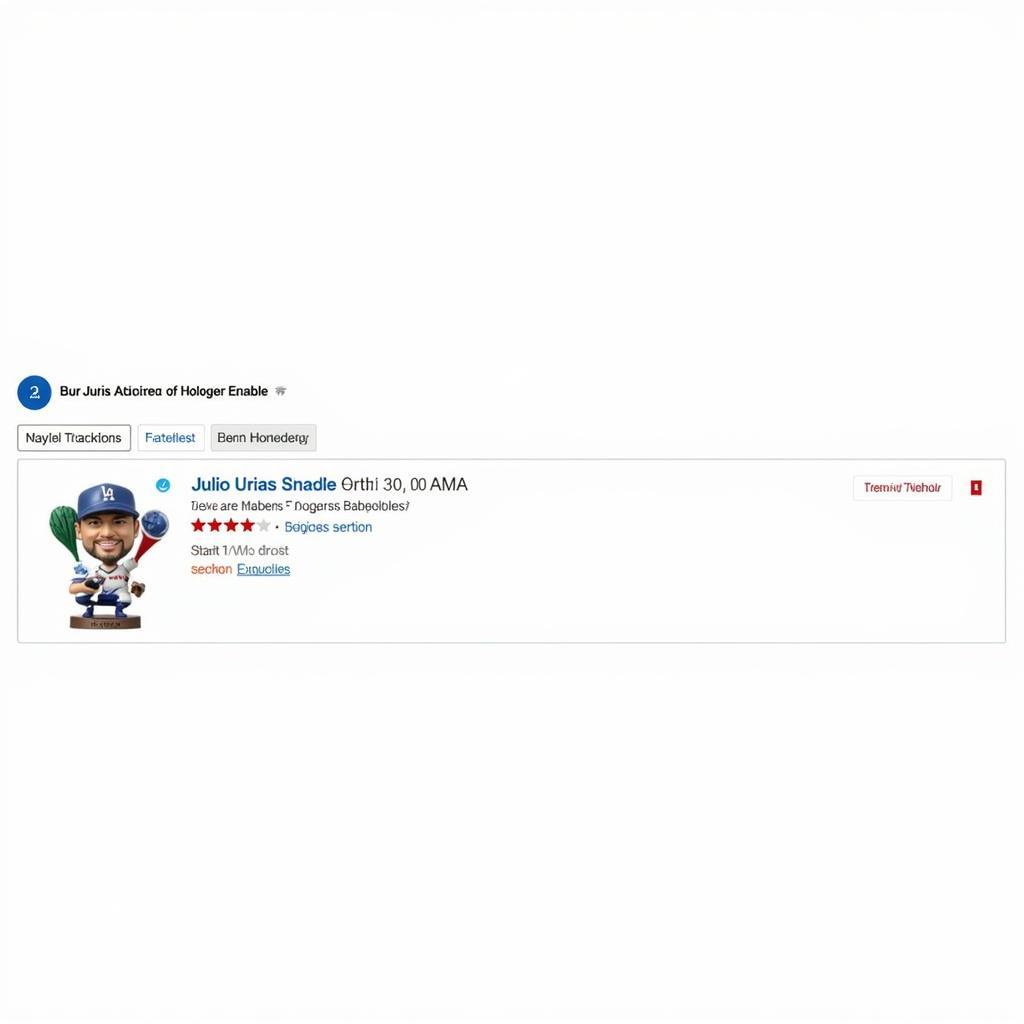 Online Marketplace Selling Urias Bobbleheads