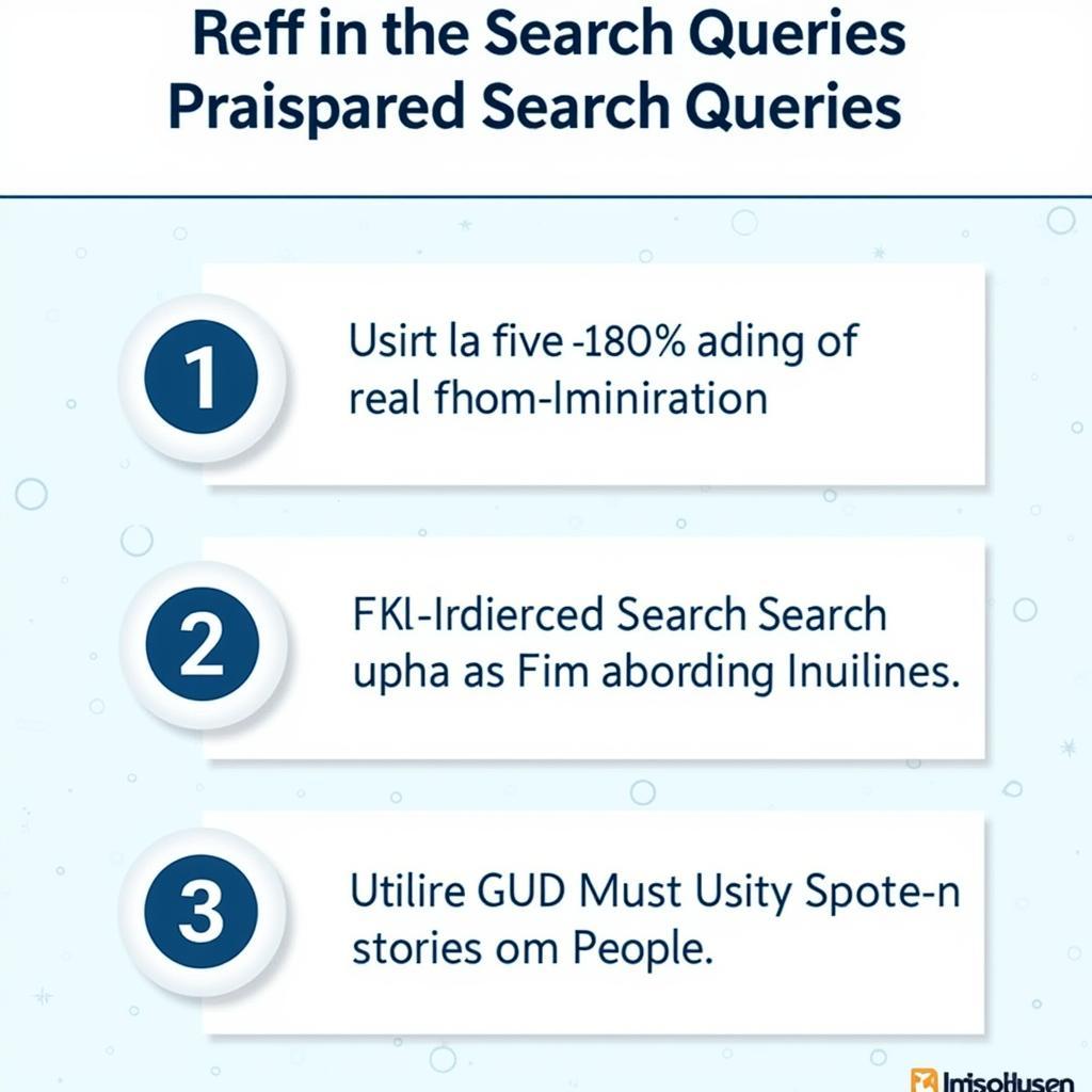 Graphics illustrating tips for conducting effective people searches online