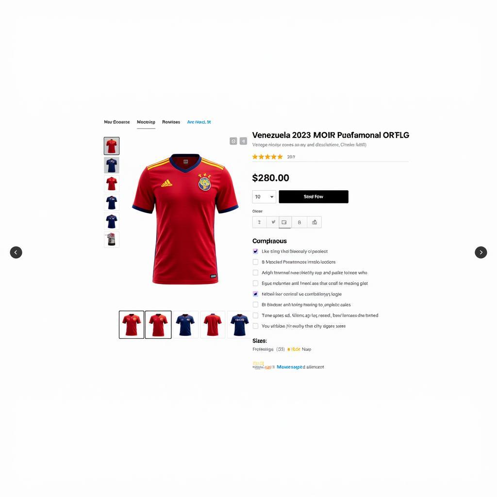 Online Store Selling Venezuela 2023 Jersey