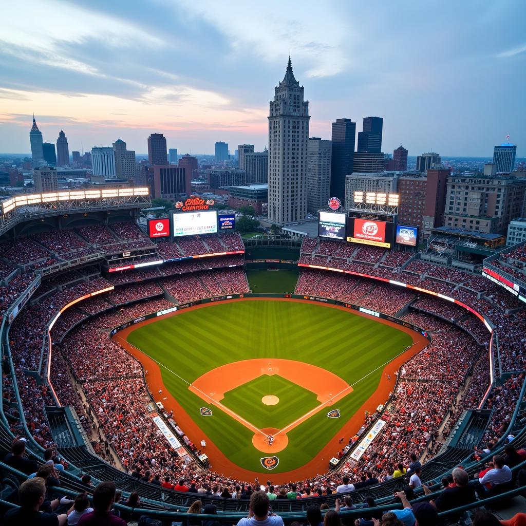 Oriole Park at Camden Yards Aerial View